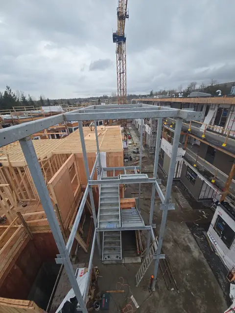 Compass Commons - steel work by Markon Metalworks