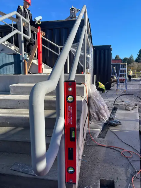 North Delta Track - steel work by Markon Metalworks