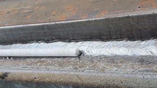 Field weld close-up 2