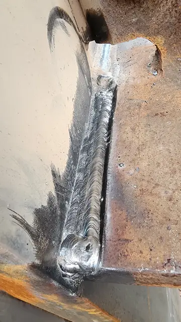 Field weld close-up 5