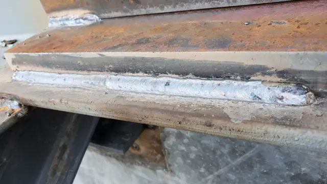 Field weld close-up 6